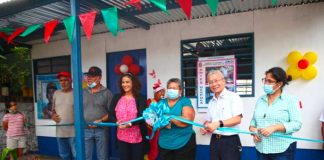 Entrega de vivienda digna en el barrio Georgino Andrade, Managua