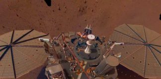 InSight fue azotado por una tormenta en Marte y está en modo seguro.