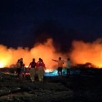 Voraz incendio forestal en Ecuador consume varias hectáreas de vegetación