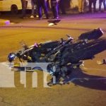 Irrespeto a señal de alto le provoca la muerte a motociclista en Managua