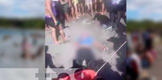 Hombre que murió ahogado en la Laguna de Xiloá