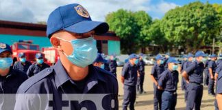 Bomberos de nuevo ingreso en Nicaragua