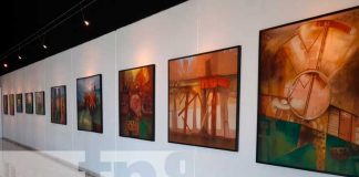 Exposición de pinturas para deleite de Managua