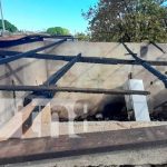 Escombros en que quedó una vivienda en Managua tras un incendio