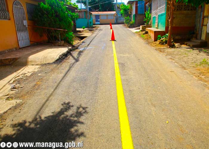 Nuevas calles para el barrio Georgino Andrade, Managua