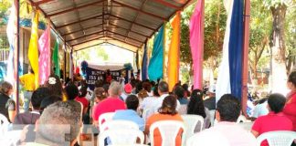 Acto con docentes de Nandaime para honrar a Rubén Darío