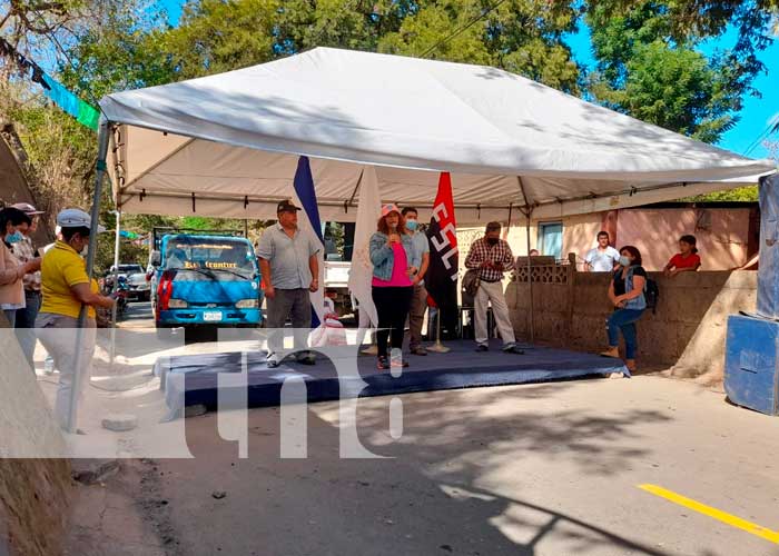 17 cuadras de la comunidad San Isidro de la Cruz Verde son inaugurados