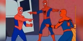 Recrean el meme de Spider Man