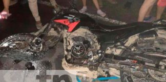 Motociclista pierde la vida al estrellarse contra un camión en Matagalpa