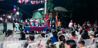 Inauguran alumbrado público en de Jinotega