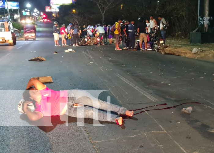 Accidentado en sub urbana