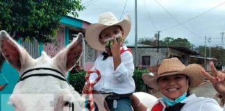 Realizan cabalgata en honor a Sandino en Tipitapa