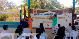 Concierto de coros Darío el azul infinito en Nandaime