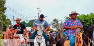 Realizan cabalgata en honor a Sandino en Nandaime