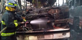 Bus incendiado en Honduras por extorsión