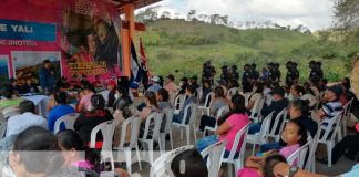 Inauguración de estación de bomberos en San Sebastián de Yalí, Jinotega