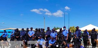 Graduación policial con la técnica canina en Nicaragua