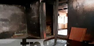 Resultados de voraz incendio en una casa de la Colonia Nicarao, Managua