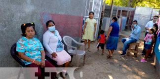 Reencuentro de una hija con su familia en Managua