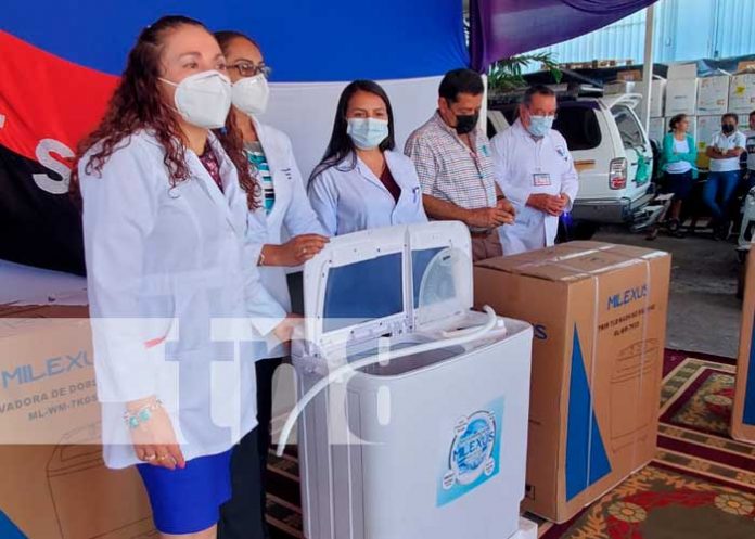 Lavadoras para casas maternas y centros de salud en Nicaragua