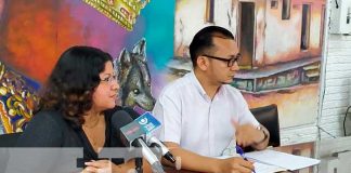 Conferencia de prensa sobre las teleclases en Nicaragua