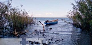 Costa en la Isla de Ometepe donde buscan a un pescador