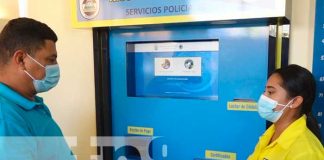 Tecnología con los servicios policiales en Condega, Estelí