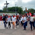 Homenaje a Sandino en las calles de Masaya