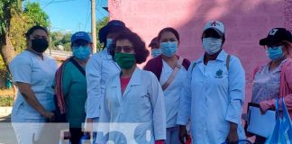 Jornada de vacunación en barrios de Managua