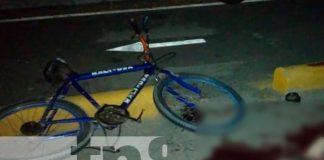 Motociclista y ciclista lesionado producto de un accidente en Tipitapa