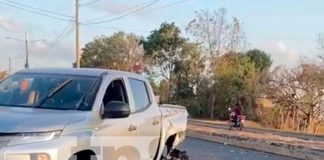 Accidente en el sector de Piedra Quemada, Nicaragua