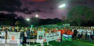 Reinauguran cancha sintética de fútbol para recreación de jóvenes en Jinotega