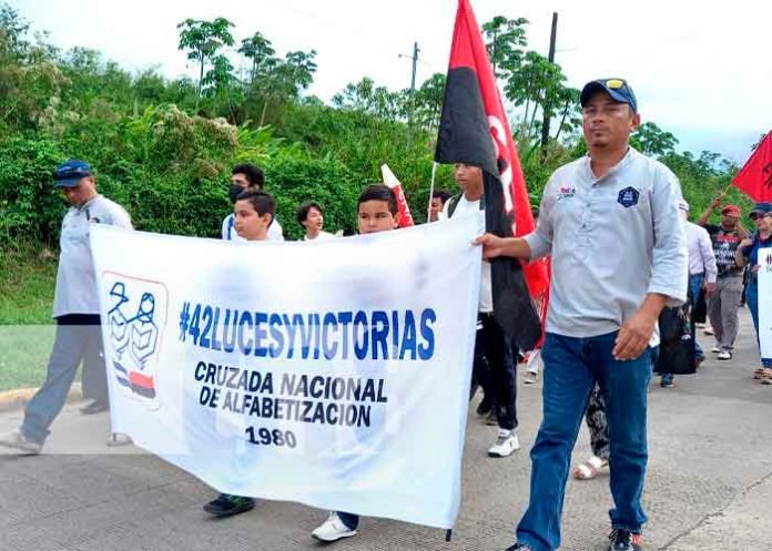 San Carlos celebra el 42 aniversario de la Cruzada Nacional de Alfabetización