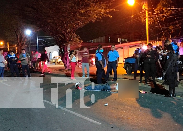 Accidente en Managua deja un fallecido