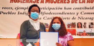 Bilwi: Entregan reconocimiento a mujeres destacadas en 35 años de Autonomía