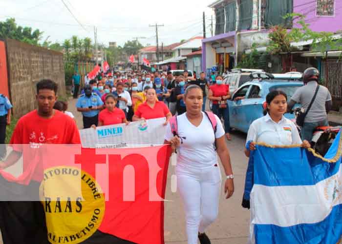 Los 42 años de la Cruzada Nacional de Alfabetización es celebrado por Bluefields