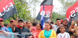 Inauguración de carretera en Siuna