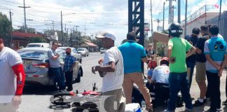 Accidente de tránsito en sector del Conchita Palacios, Managua