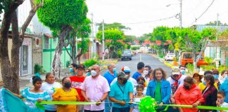 Mejora de calles en Linda Vista Norte, Managua