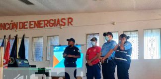 Charla a bomberos de Estelí sobre el no consumo de drogas