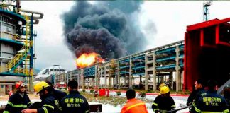 Explosión en planta química de China deja al menos siete muertos