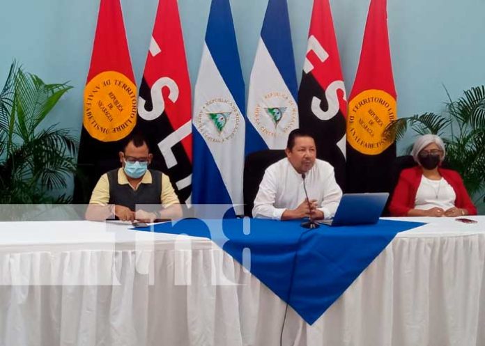 Conferencia de prensa con el Ministerio de Educación en Nicaragua