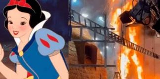 Impactante incendio en el set del remake de Blancanieves