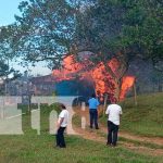 Incendio en estación policial de La Aurora, Kukra River, Bluefields