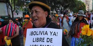 Proponen 20 años de prisión a jueces que liberen feminicidas en Bolivia