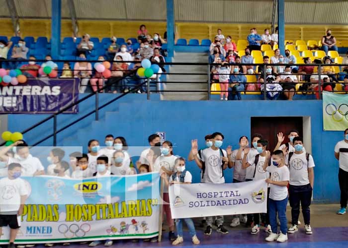 Olimpiadas Hospitalarias con niños y jóvenes en Managua