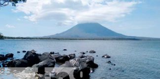 Vista del Lago Cocibolca desde la Isla de Ometepe