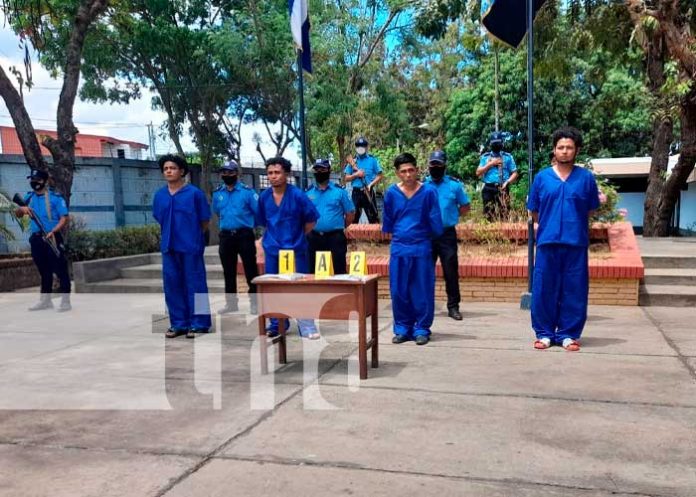 Desarticulación de banda delincuencial en Managua