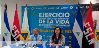 Conferencia de prensa sobre Ejercicio de Protección de la Vida 2022 en Nicaragua