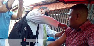 Jornada de vacunación en barrios de Managua